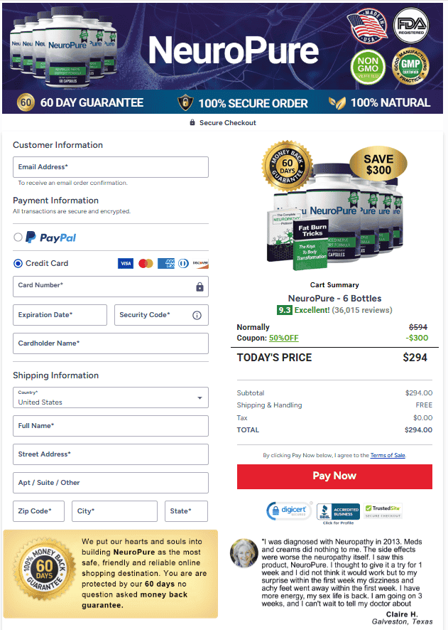 NeuroPure-order-page